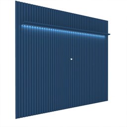 Painel para Tv Ripado com Led Nobre 230 Azul - Gelius - 9 Painel para Tv Ripado com Led Nobre 230 Azul - Gelius - 9