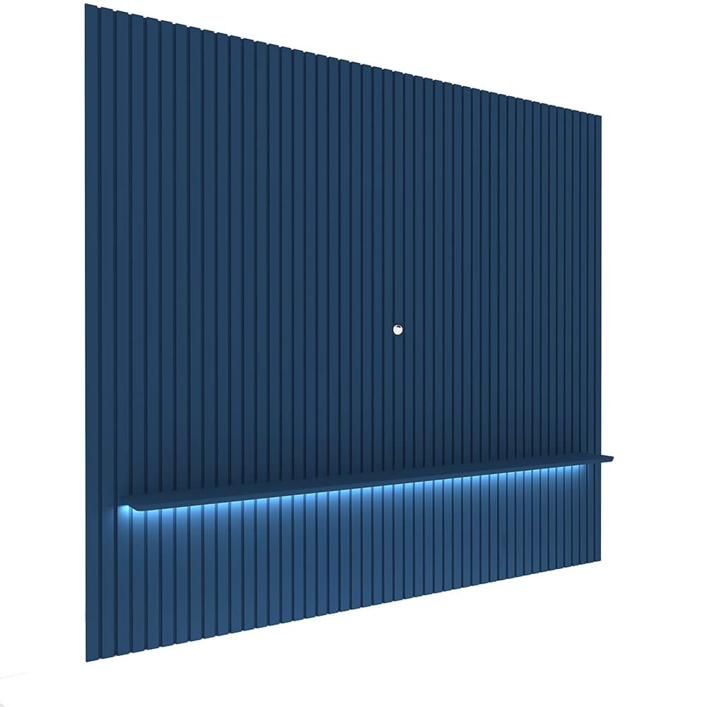 Painel para Tv Ripado com Led Nobre 230 Azul - Gelius - 5