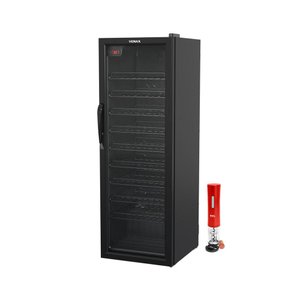 Adega 50 Garrafas Climatizada 200L NGV 200 220V Venax com Abridor Elétrico Vermelho EOS