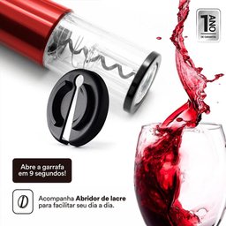 Adega 50 Garrafas Climatizada 200L NGV 200 220V Venax com Abridor Elétrico Vermelho EOS - 8