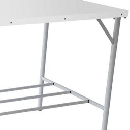 Bancada de Apoio Tampo Inox 1900 - Branco - 1900X900X900 - 2