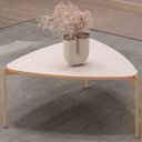 Ver imagem 1 de Mesa de Centro Decorativa Sala de Estar Industrial Trina D05 Off White - Lyam Decor