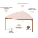 Ver imagem 3 de Mesa de Centro Decorativa Sala de Estar Industrial Trina D05 Off White - Lyam Decor