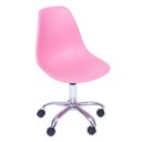 Ver imagem 1 de Cadeira de Escritório Eames Eiffel Giratória Rosa
