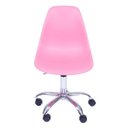 Ver imagem 3 de Cadeira de Escritório Eames Eiffel Giratória Rosa
