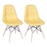 Kit 2 Cadeiras Eames Eiffel Botonê Amarelo - 1