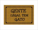 Ver imagem 3 de Tapete Capacho Gente Legal Tem Gato