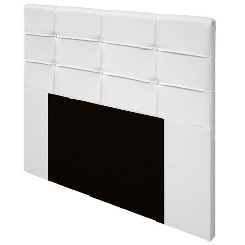 Cabeceira Casal 140cm Esmeralda Branco Mpozenato