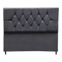 Ver imagem 2 de Cabeceira Estofada Cama Box Queen Size 160 Cm Suede Paris Cinza Escuro