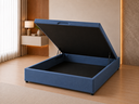 Ver imagem 6 de Cama Box Baú Casal com Encaixe para Colchão e Puxador Embutido:Azul