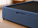 Ver imagem 3 de Cama Box Baú Casal com Encaixe para Colchão e Puxador Embutido:Azul