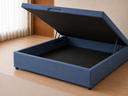 Ver imagem 4 de Cama Box Baú Casal com Encaixe para Colchão e Puxador Embutido:Azul