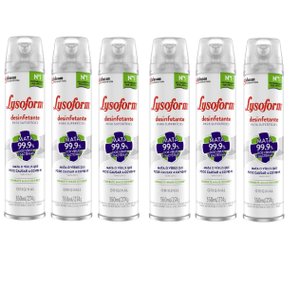 Kit 6 Pçs Lysoforme 360ml Original Desinfetante Superfícies