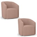 Ver imagem 1 de Poltrona Decorativa Orgânica Kit 2 Stella Max Bouclê D03 - D’Rossi
