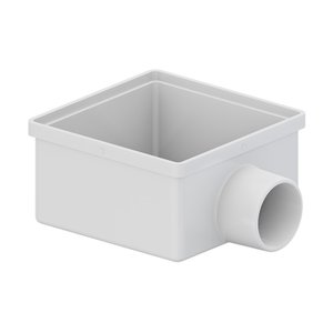 Corpo Ralo Seco Quadrado Branco 100x53x40mm - Tigre - 27289231