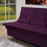 Sofá Retrátil e Reclinável Safira Cristal Roxo - 3