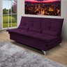 Sofá Retrátil e Reclinável Safira Cristal Roxo - 2