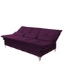 Sofá Retrátil e Reclinável Safira Cristal Roxo - 1