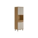 Ver imagem 2 de Paneleiro Cozinha Modulado Bless 4 Portas 1NICHO 70cm Jequitiba Linea