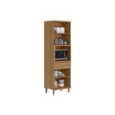 Ver imagem 4 de Paneleiro Cozinha Modulado Bless 4 Portas 1NICHO 70cm Jequitiba Linea