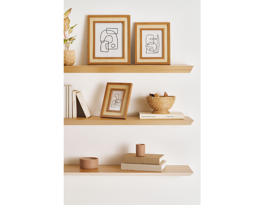 Ver imagem 3 de PORTA RETRATO EM RATTAN NATURAL MESA E PAREDE:Marron em bege