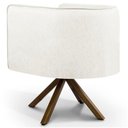 Ver imagem 3 de Kit 2 Poltronas Base Madeira Betina B-309 Veludo Bege