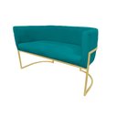 Ver imagem 1 de Poltrona Namoradeira Decorativa Sala - Escritório - Recepção - Suede Várias Cores - Estopar Namorade