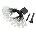 Ver imagem 2 de Pisca Cordão Solar Jardim Natalino 20 Gotas Led Branco de 5m
