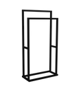 Ver imagem 1 de Porta Toalha Iron para Banheiro de Chão 87x49 Cm Preto Fosco