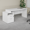 Ver imagem 1 de Escrivaninha Diretor com Pé Painel MDF 172cm Yescasa Cinza