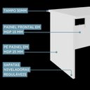 Ver imagem 6 de Escrivaninha Diretor com Pé Painel Mdf 172cm Yescasa