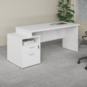 Ver imagem 4 de Escrivaninha Diretor com Pé Painel Mdf 172cm Yescasa