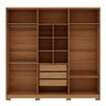 Guarda Roupa com 6 Portas de Abrir e 3 Gavetas em Mdp e Mdf - Cores - Holie - Robel Móveis - Camarú/ - 6
