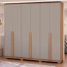 Guarda Roupa com 6 Portas de Abrir e 3 Gavetas em Mdp e Mdf - Cores - Holie - Robel Móveis - Camarú/ - 2