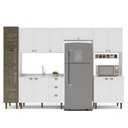 Ver imagem 4 de Cozinha Completa Modulada 320cm com Tampo e Cristaleira 5 Peças Pérola Yescasa