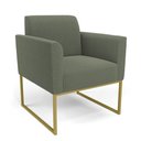 Ver imagem 1 de Poltrona Sala de Estar Industrial Dourado Marisa Bouclê D03 - D’Rossi