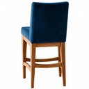 Ver mais imagens de Kit 04 Banqueta Baixa Cozinha Bancada Bar Sala Jantar Fixa Mila L02 Suede Azul Marinho - Lyam Decor