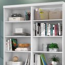 Ver imagem 3 de Kit 2 Livreiros Com 5 Prateleiras Branco 1404-5/1404-5