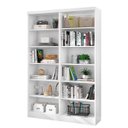 Ver imagem 1 de Kit 2 Livreiros Com 5 Prateleiras Branco 1404-5/1404-5