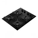 Ver imagem 2 de Cooktop a Gás 4 Bocas Brastemp BDD61BE Vidro Temperado Preto Bivolt