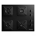 Ver imagem 1 de Cooktop a Gás 4 Bocas Brastemp BDD61BE Vidro Temperado Preto Bivolt