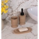 Ver imagem 6 de Conjunto 3 Peças para Banheiro Greece 200 ml Terracota Cerâmica Lyor