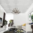 Ver imagem 5 de KIT 40 Placas 3D PVC Decoração Revestimento de Parede e Teto (10m²) - VICTORIA
