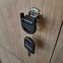 Ver imagem 7 de Armário Locker 4 Portas com Chave Multiuso , Academia, Escritório e Vestiário ME4204 Amêndoa/Preto