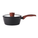 Ver imagem 4 de Jogo de Panelas Antiaderente Ceramic Life 6 Peças Sirius Indução Preto 4814/103 Brinox