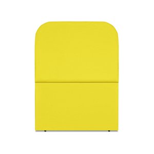 Cabeceira Estofada Solteiro Alana 90cm Suede Amarelo
