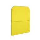 Ver imagem 2 de Cabeceira Estofada Solteiro Alana 90cm Suede Amarelo