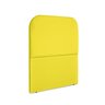 Cabeceira Estofada Solteiro Alana 90cm Suede Amarelo - 2