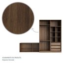 Ver imagem 7 de Guarda Roupa Closet Modulado sem Portas 2 Peças, 3 Gavetas, 2 Cabideiros Prime Luciane Móveis