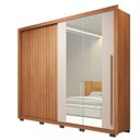Ver imagem 3 de Guarda Roupa Casal 2 Portas 2 Gavetas 245cm com Espelho